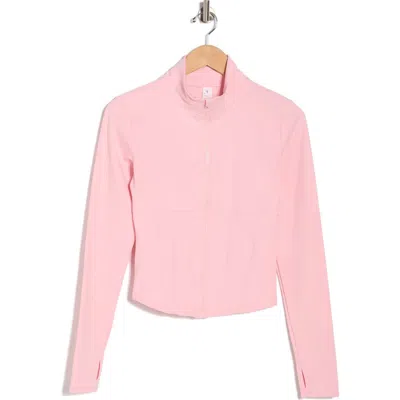 Yogalicious Lux Victorian Meet & Greet Jacket In Pink