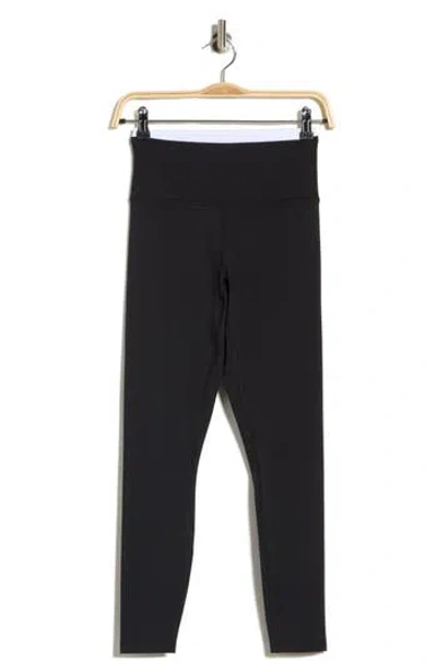 Yogalicious Lux Zaila High Waist 7/8 Leggings In Black
