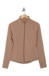Yogalicious Luxe Zip Jacket In Leafless Tree