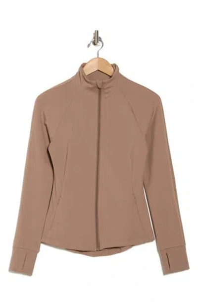 Yogalicious Luxe Zip Jacket In Leafless Tree