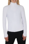 Yogalicious Luxe Zip Jacket In White