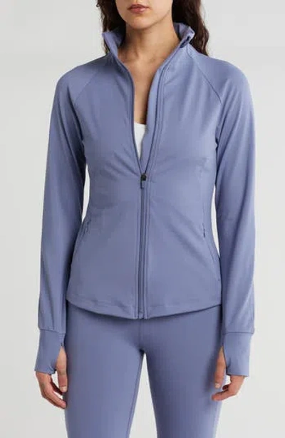 Yogalicious Luxe Zip Jacket In Wild Wind