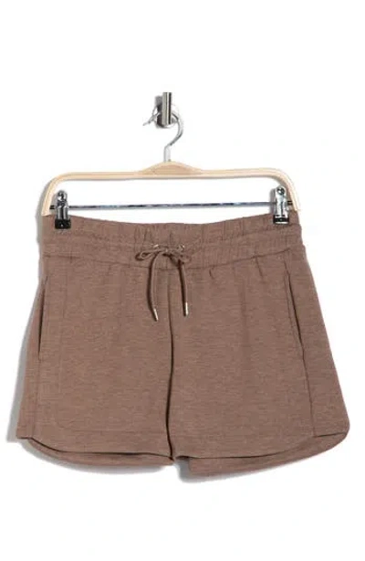 Yogalicious Monaco Scuba Shorts In Brown