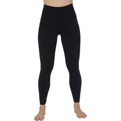 Yogalicious Morph Tech Surge Performance Leggings In Black