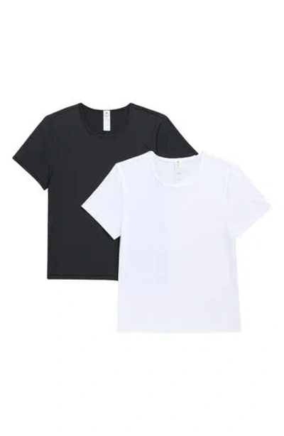 Yogalicious Pack Of 2 Tara Air Cloud Jersey T-shirt In Black