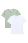 Yogalicious Pack Of 2 Tara Air Cloud Jersey T-shirt In Multi