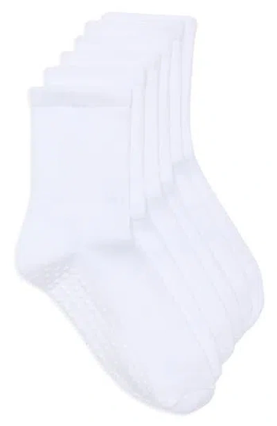 Yogalicious Pack Of 3 Pilates Crew Socks In Blue