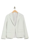 Yogalicious Powermove Notch Lapel Scuba Knit Blazer In Multi