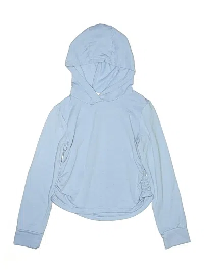 Pre-owned Yogalicious Kids' Pullover Hoodie In Blue