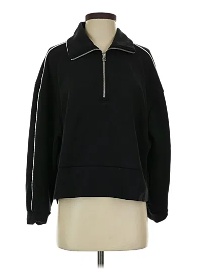 Pre-owned Yogalicious Pullover Sweater In Black