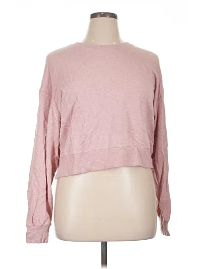 Pre-owned Yogalicious Pullover Sweater In Pink