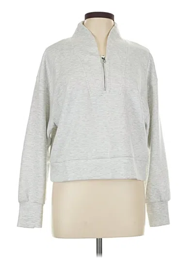 Pre-owned Yogalicious Pullover Sweater In Silver