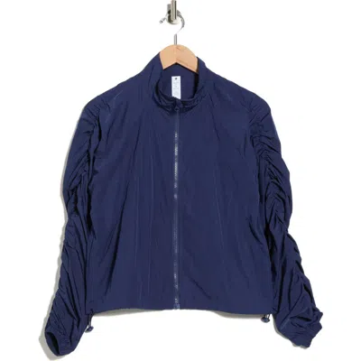 Yogalicious Radiant Urban Runway Zip Jacket In Blue