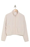 Yogalicious Radiant Zip Pocket Jacket In Sand