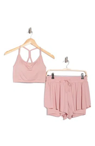 Yogalicious Rosaline Seamless Sports Bra & Skort Set