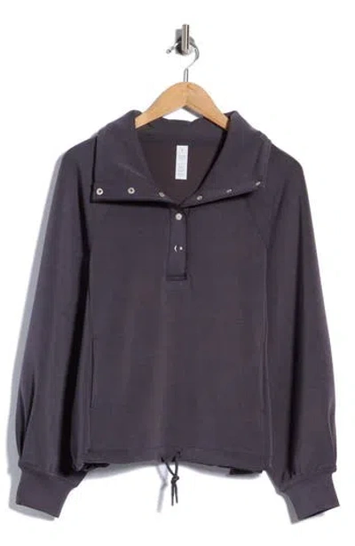 Yogalicious Sandwash Softlite Pullover In Purple