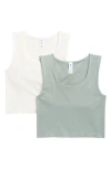 Yogalicious Seamless Coraline Set Of 2 Meet 'n Greet Tanks