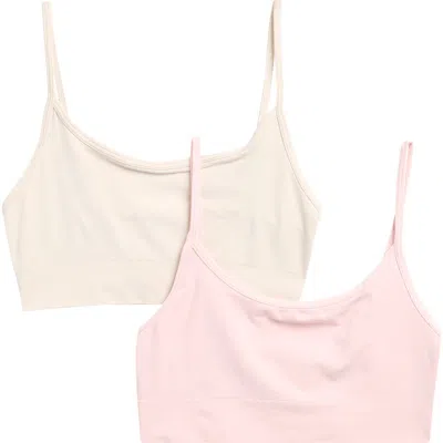 Yogalicious Set Of 2 Skin Soft Smoothing Kenzie Scoop Bralettes In Multi