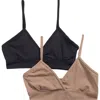 Yogalicious Set Of 2 Skin Soft Smoothing Kyla Crossover Bralettes
