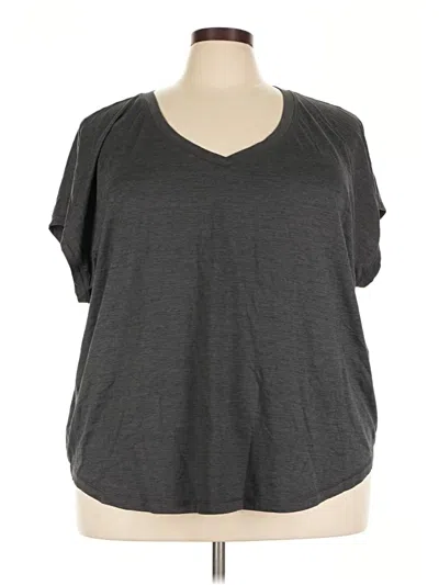Pre-owned Yogalicious Short Sleeve T-shirt In Gray