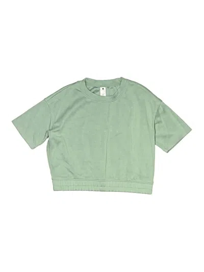 Pre-owned Yogalicious Kids' Short Sleeve T-shirt In Green