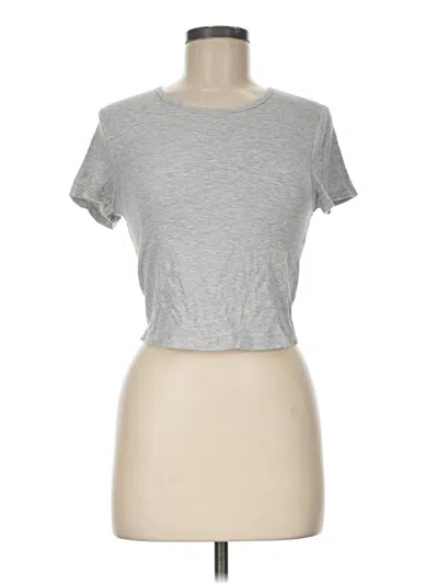 Pre-owned Yogalicious Short Sleeve T-shirt In Silver
