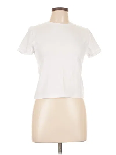 Pre-owned Yogalicious Short Sleeve T-shirt In White