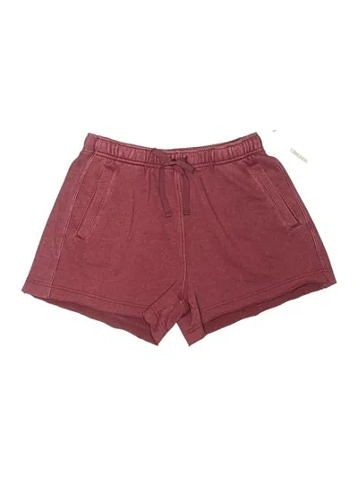 Pre-owned Yogalicious Shorts In Burgundy