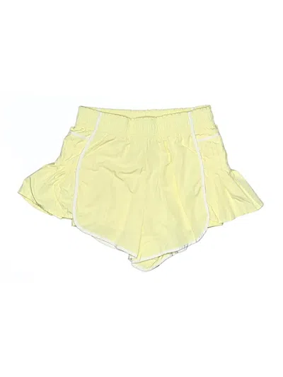 Pre-owned Yogalicious Shorts In Yellow