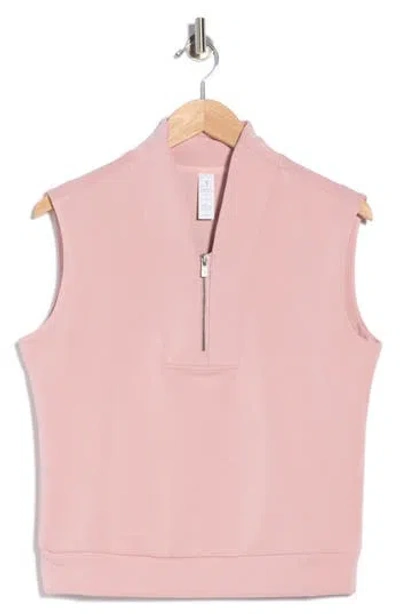 Yogalicious Shyvana Half Zip Pullover In Pink