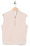 Yogalicious Shyvana Half Zip Pullover In Sand