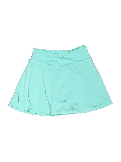 Pre-owned Yogalicious Kids' Skort In Teal