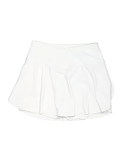 Pre-owned Yogalicious Skort In White
