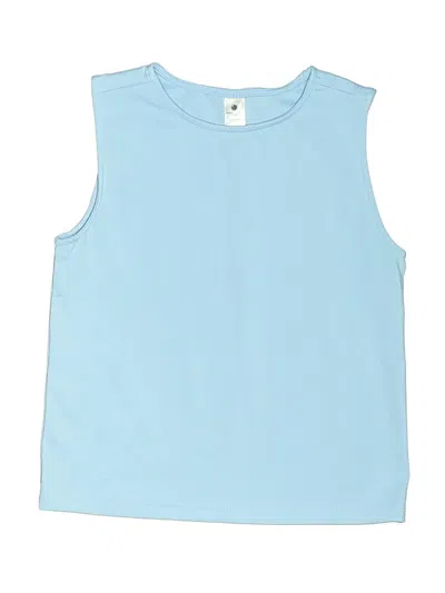 Pre-owned Yogalicious Kids' Sleeveless Blouse In Blue