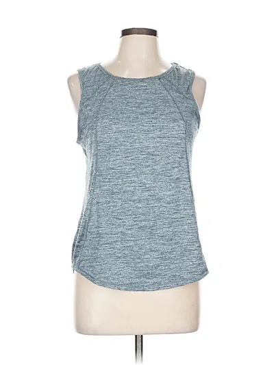 Pre-owned Yogalicious Sleeveless T-shirt In Blue