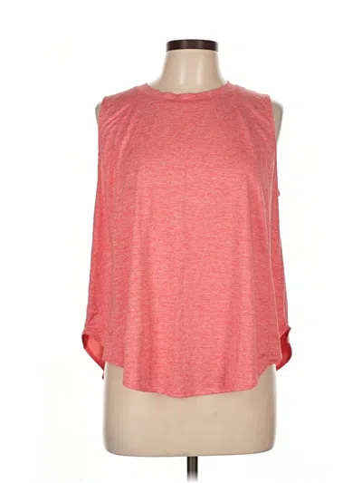Pre-owned Yogalicious Sleeveless T-shirt In Red
