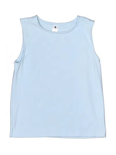 Pre-owned Yogalicious Kids' Sleeveless T-shirt In Blue