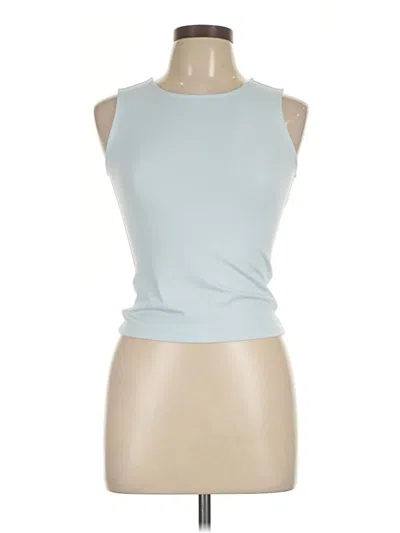 Pre-owned Yogalicious Sleeveless T-shirt In Blue