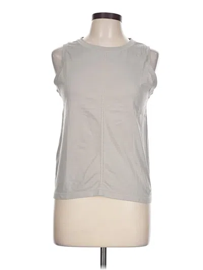 Pre-owned Yogalicious Sleeveless T-shirt In Gray