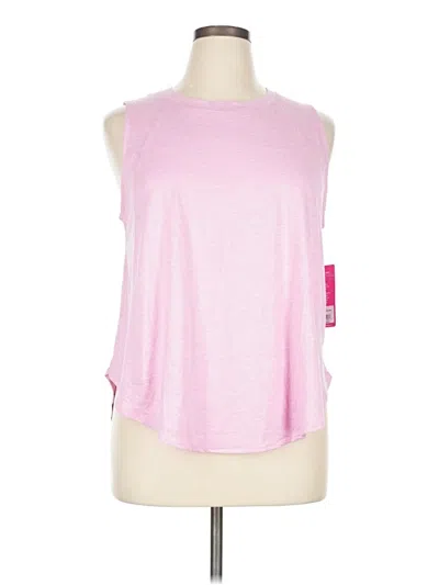 Pre-owned Yogalicious Sleeveless T-shirt In Pink