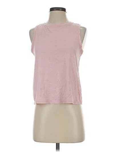 Pre-owned Yogalicious Sleeveless T-shirt In Pink