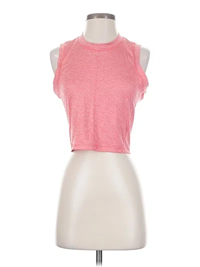 Pre-owned Yogalicious Sleeveless T-shirt In Pink