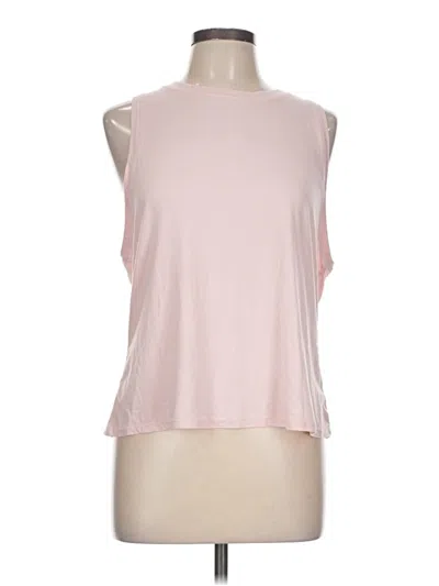 Pre-owned Yogalicious Sleeveless T-shirt In Pink