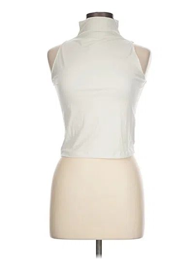 Pre-owned Yogalicious Sleeveless T-shirt In White