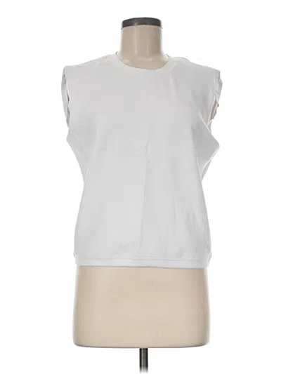 Pre-owned Yogalicious Sleeveless T-shirt In White