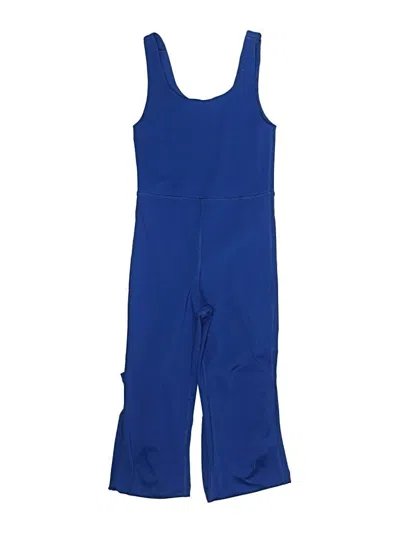 Pre-owned Yogalicious Kids' Snow Pants With Bib In Blue