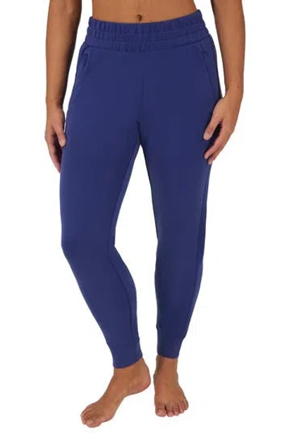 Yogalicious Softlite District Sandwashed Joggers In Blue
