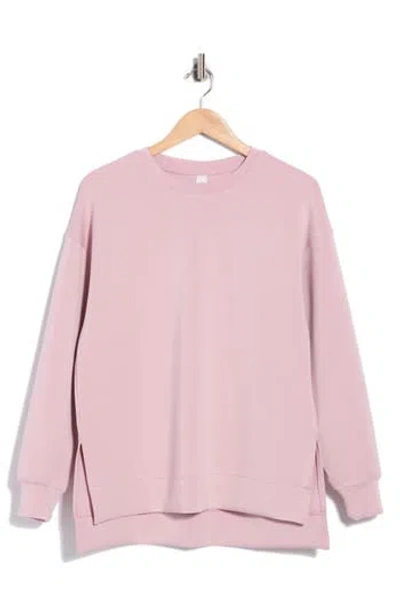 Yogalicious Softlite Shore Crewneck Sweatshirt In Keepsake Lilac