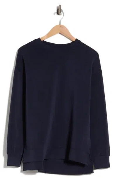 Yogalicious Softlite Shore Crewneck Sweatshirt In Sky Captain