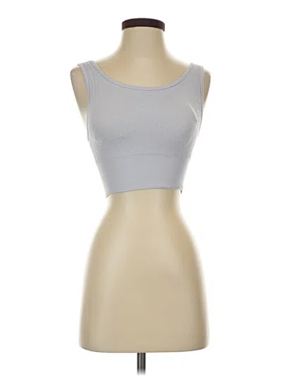 Pre-owned Yogalicious Sports Bra In Silver